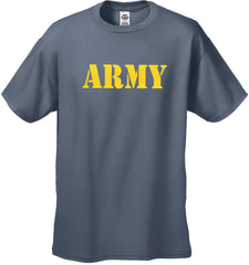 U.S Army Military Men's T-Shirt (Yellow)