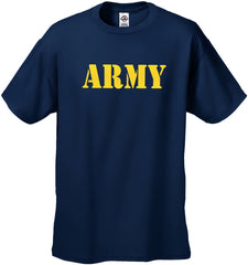 U.S Army Military Men's T-Shirt (Yellow)