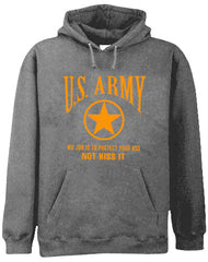 U.S. Army Protect Your Ass Not Kiss It Adult Hoodie