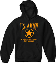 U.S. Army Protect Your Ass Not Kiss It Adult Hoodie