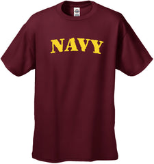 U.S Navy Military Men's T-Shirt (Yellow)