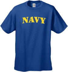 U.S Navy Military Men's T-Shirt (Yellow)