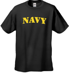 U.S Navy Military Men's T-Shirt (Yellow)