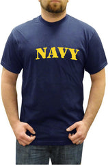 U.S Navy Military Men's T-Shirt (Yellow)