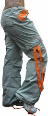 UFO Girly Hipster "Chloe" Pants (Grey / Orange)