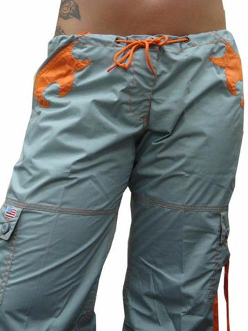 UFO Girly Hipster "Chloe" Pants (Grey / Orange)