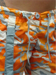 UFO Strappy Hipster Girls Pants (Orange Camo/Silver Grey)