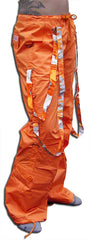 UFO Strappy Hipster Girls Pants (Orange/Orange Camo)