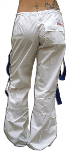 Girls UFO Reflective Hipster Pants (White) – Bewild