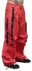 UFO Unisex Basic Strappy Pants (Red/Black)