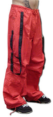 UFO Unisex Basic Strappy Pants (Red/Black)