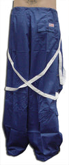 UFO Unisex Basic Strappy Pants (Royal Blue/White)