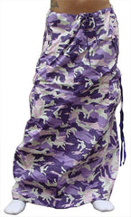 Ufo Utility Cargo Skirt  (Purple Camo)