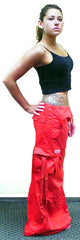 Ufo Utility Cargo Skirt (Red)