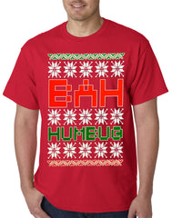 Ugly Christmas T-shirt - BAH HUMBUG Mens T-shirt