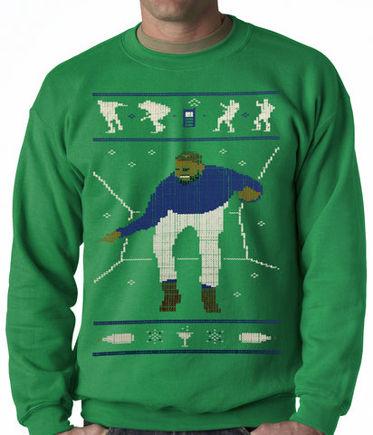 Ugly Christmas Sweater - Dancing Man Adult Crewneck