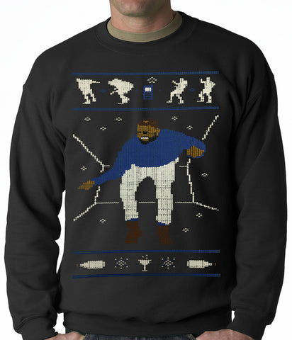 Ugly Christmas Sweater - Dancing Man Adult Crewneck