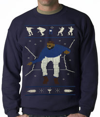 Ugly Christmas Sweater - Dancing Man Adult Crewneck