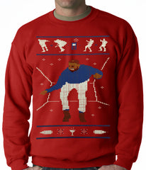 Ugly Christmas Sweater - Dancing Man Adult Crewneck