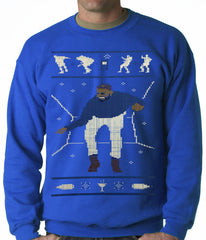 Ugly Christmas Sweater - Dancing Man Adult Crewneck
