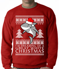 Great White Christmas Crewneck Sweatshirt