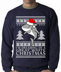 Great White Christmas Crewneck Sweatshirt