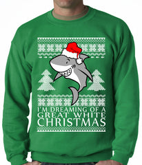 Great White Christmas Crewneck Sweatshirt