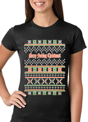 Ugly Christmas T-shirt - Merry F*cking Christmas Girls T-shirt
