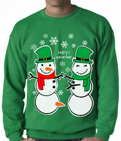 Perverted Snowman Carrot Crewneck Sweatshirt