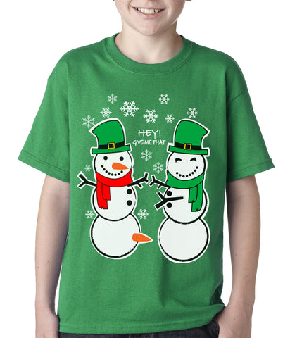 Ugly Christmas  T-shirt  Perverted Snowman Kids T-shirt
