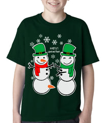 Ugly Christmas  T-shirt  Perverted Snowman Kids T-shirt