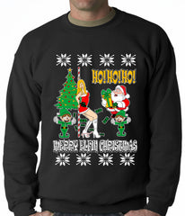 Santa and the Stripper Crewneck Sweatshirt