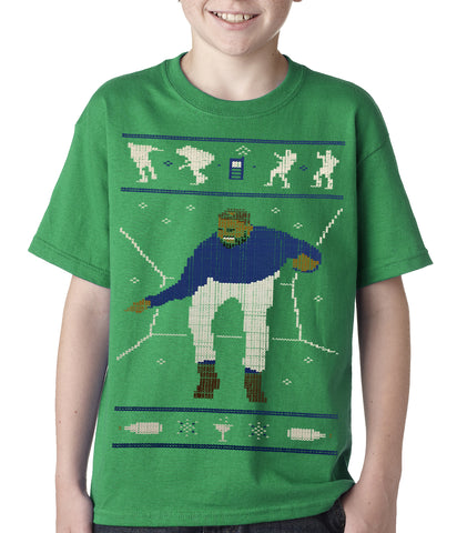 Ugly Christmas Tee - Dancing Man Kids T-shirt
