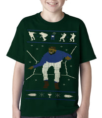 Ugly Christmas Tee - Dancing Man Kids T-shirt