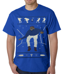 Ugly Christmas Tee - Dancing Man Mens T-shirt