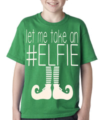 Ugly Christmas Tee - Let Me Take An #ELFIE Ugly Christmas Kids T-shirt