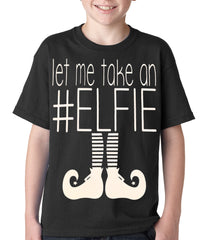 Ugly Christmas Tee - Let Me Take An #ELFIE Ugly Christmas Kids T-shirt