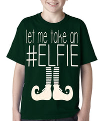 Ugly Christmas Tee - Let Me Take An #ELFIE Ugly Christmas Kids T-shirt