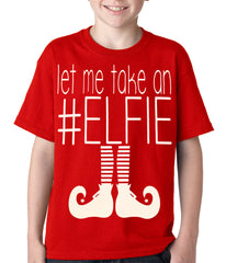 Ugly Christmas Tee - Let Me Take An #ELFIE Ugly Christmas Kids T-shirt