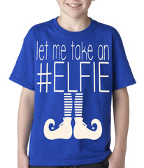 Ugly Christmas Tee - Let Me Take An #ELFIE Ugly Christmas Kids T-shirt