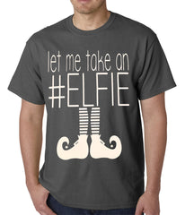 Ugly Christmas Tee - Let Me Take An #ELFIE Ugly Christmas Mens T-shirt