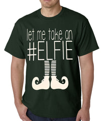 Ugly Christmas Tee - Let Me Take An #ELFIE Ugly Christmas Mens T-shirt