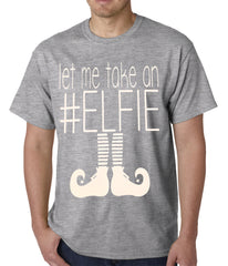 Ugly Christmas Tee - Let Me Take An #ELFIE Ugly Christmas Mens T-shirt