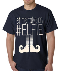 Ugly Christmas Tee - Let Me Take An #ELFIE Ugly Christmas Mens T-shirt