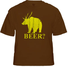 Ultimate Party Animal T-Shirt - Bear + Deer = Beer T-Shirt 