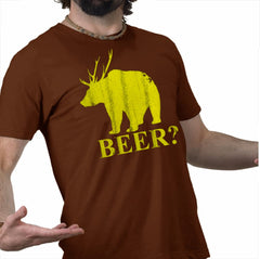 Ultimate Party Animal T-Shirt - Bear + Deer = Beer T-Shirt