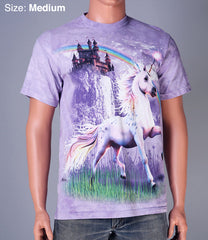 Unicorn, Castle and Rainbow T-shirt