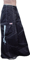 Unisex 40 " Wide Leg UFO Pants  (Navy/Lt. Blue)