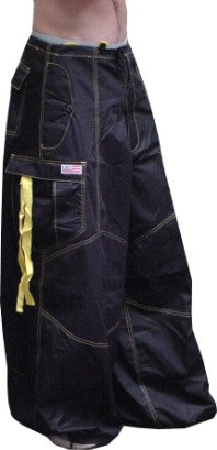 Unisex 40 " Wide Leg UFO Pants  (Navy/Yellow)