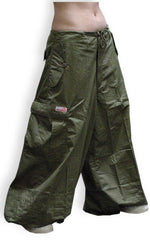 Unisex 40 " Wide Leg UFO Pants (Olive Green)
